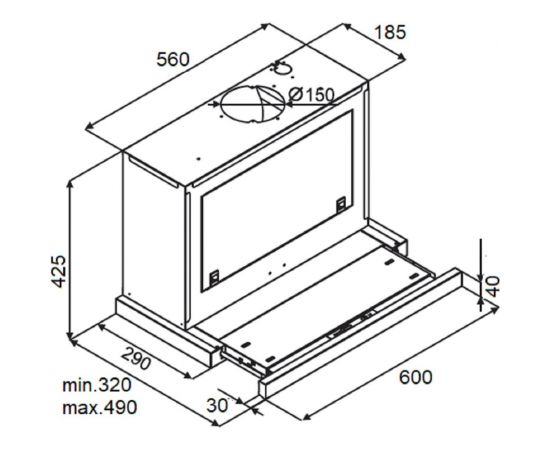 Вытяжка Kuppersberg SLIMBOX 60 X 5940 – изображение 4