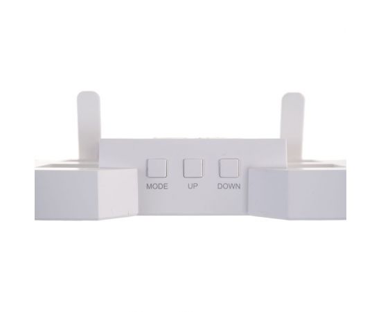 Часы-будильник Perfeo LED LUMINOUS белый корпус, зелёная подсветка 30010071 – изображение 5