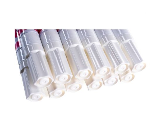 Лаковый маркер 12 шт в упаковке Attache пеинт 4 мм белый 633901 – изображение 8