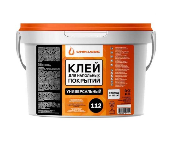 Клей для напольных покрытий UNIKLEBE 112 универсальный, 14 кг 1120014 