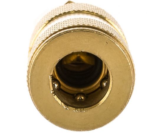 Быстроразъем пневматический с клапаном наружная резьба 1/4" в держателе Rockforce RF-BSE1-2SM 