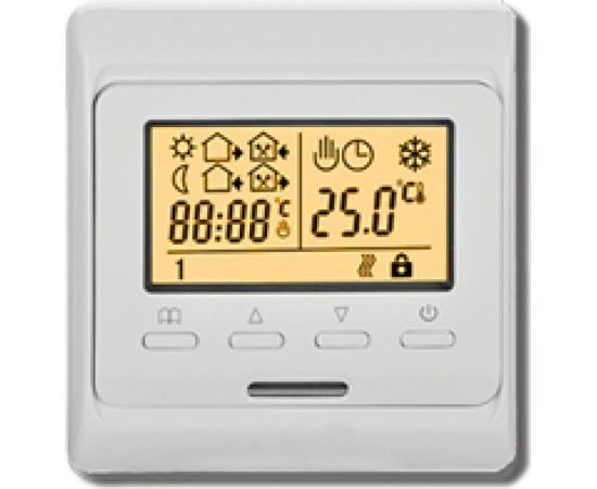 Электронный терморегулятор Heatline с ж/к дисплеем, программируемый Q-401 