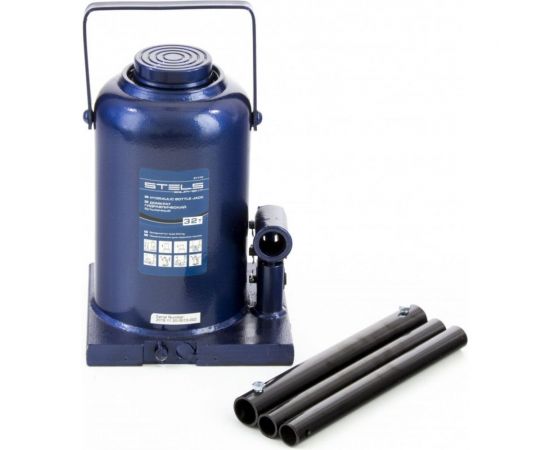 Гидравлический бутылочный домкрат 32 т, h подъема 260–420 мм STELS 51170 