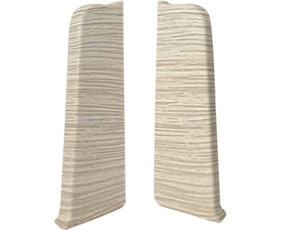 Заглушка для плинтуса Волшебная палочка Home ПВХ, 70 мм, в упаковке пара, 2 шт., 7011 УТ000075218 