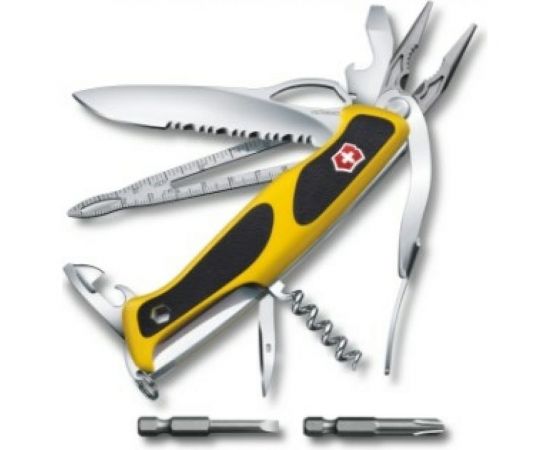 Нож Victorinox RangerGrip Boatsman 0.9798.MWC8 130 мм, 21 функция, желтый 