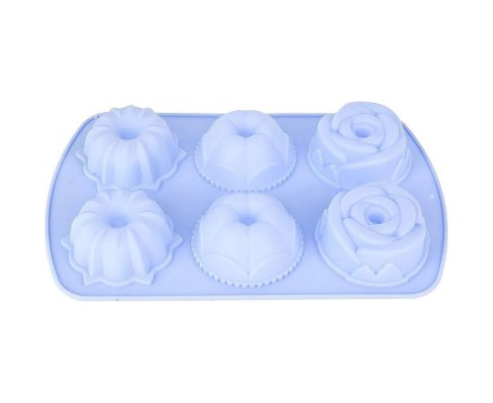 Форма для выпечки Nouvelle Цветочный микс 6 ячеек, 27x17 см 9902612-2 