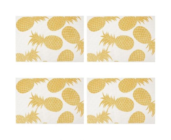 Набор сервировочных салфеток Nouvelle Ананас/white плейсматов 4 шт, 45x30 см 9903338-3-Н4 