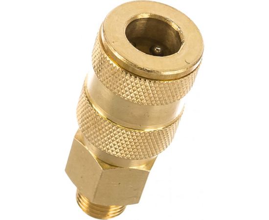 Быстроразъем пневматический с клапаном наружная резьба 1/4" в держателе Rockforce RF-BSE1-2SM – изображение 2