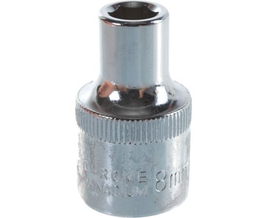 Головка шестигранная (8 мм; 1/2""; Cr-V) INTERTOOL ET-0008 – изображение 2