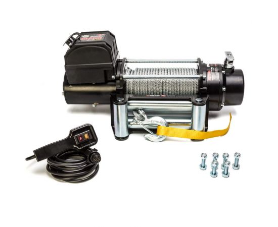 Электрическая лебедка Автоспас ЛПЭ38В Рысак 12В W0831 – изображение 2
