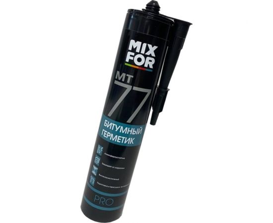 Герметик MIXFOR МТ77 битумный 260 мл черный 10040663 – изображение 2