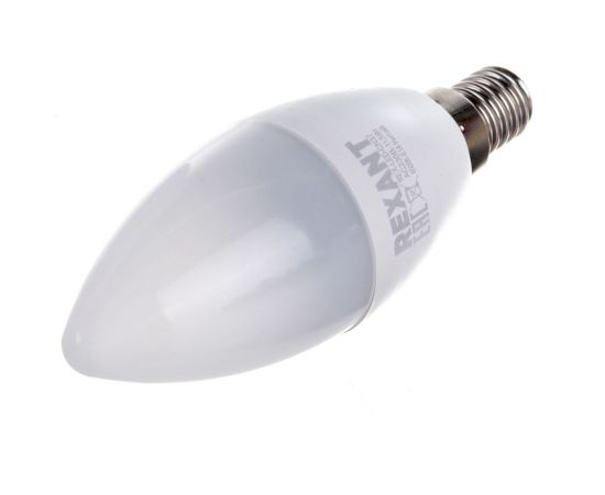 Светодиодная лампа REXANT Свеча CN, 11,5 Вт, E14, 6500 K, холодный свет 604-205 – изображение 2