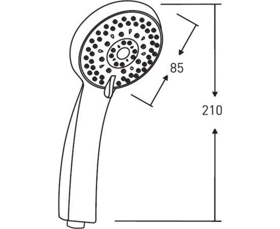 Душевая насадка OSGARD AMANT 09003 940000001034 – изображение 2