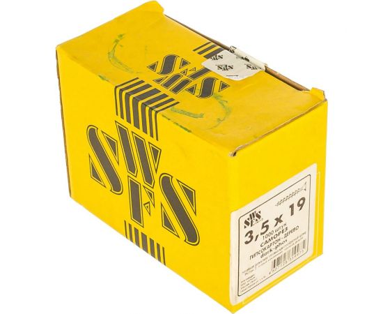 Саморез SWFS ШСГД 3,5х19, 1000 шт. тов-017724 – изображение 2