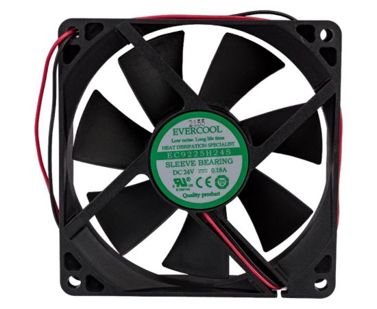 Вентилятор охлаждения EVERCOOL осевой, 92x92x25 24в EC9225H24S – изображение 3