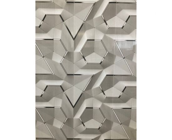 Панель ПВХ КронаПласт Unique кода белая, 2 шт. УТ-00079523 – изображение 3