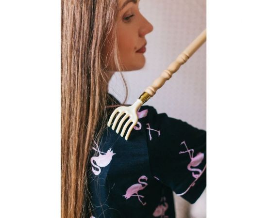 Чесалка ONLITOP универсальная, дерево/пластик, 44.5х4.2х3.5см ОТ 248713 – изображение 3