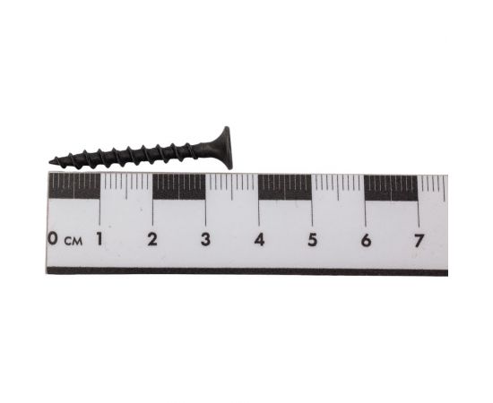 Саморез Качественный КРЕПЕЖ 3,5х35 потай. крупная резьба, оксид 1 кг 1000805 КЧ – изображение 4