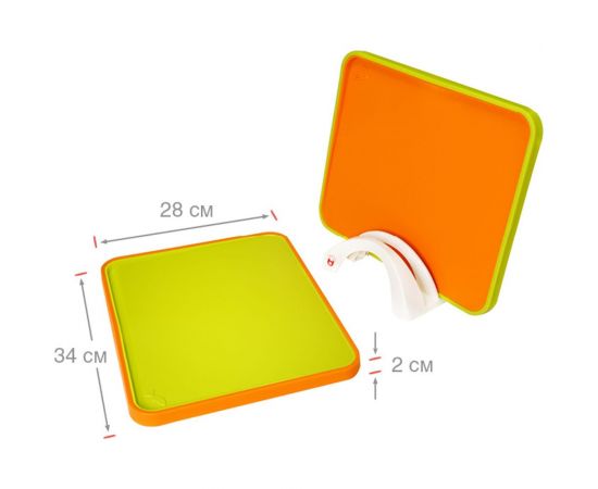 Набор разделочных досок OURSSON многоцветный CB3482SP/MC – изображение 5