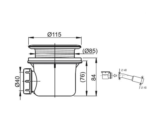 Сифон Ravak Basic X01308 00000018475 – изображение 5