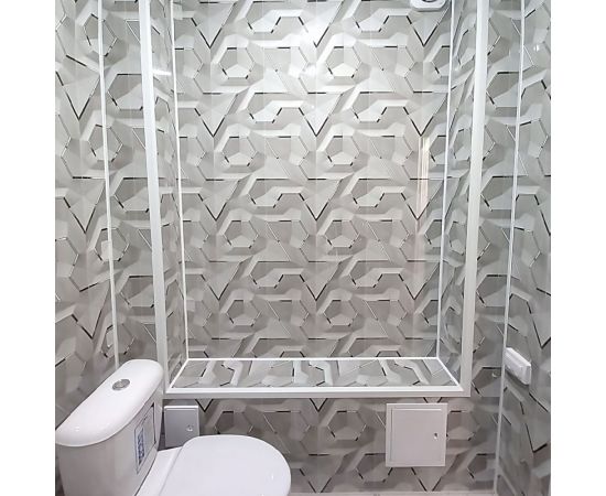 Панель ПВХ КронаПласт Unique кода белая, 2 шт. УТ-00079523 – изображение 6