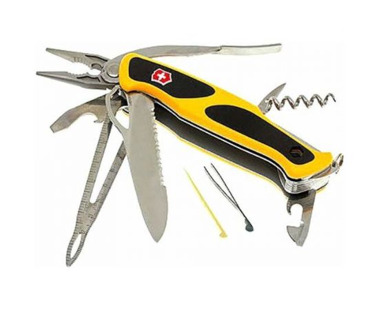 Нож Victorinox RangerGrip Boatsman 0.9798.MWC8 130 мм, 21 функция, желтый – изображение 10