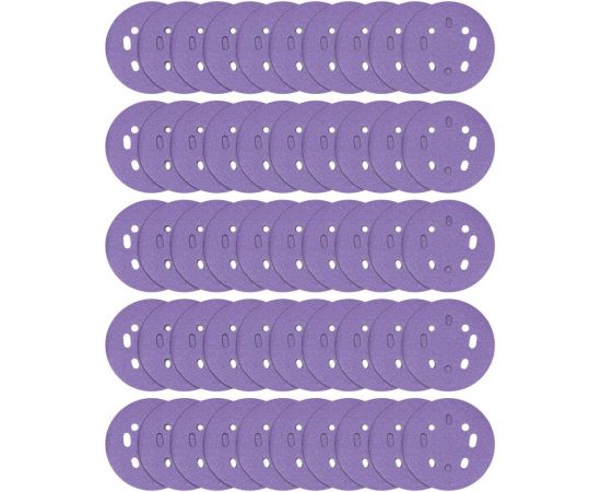 Шлифовальный круг 125 мм, зерно 120, в комплекте 50 штук TREND AB/125/120A/B 