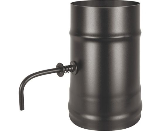 Поворотный шибер Везувий BLACK AISI 430/0.8 мм, диаметр 150 А-! 0039 