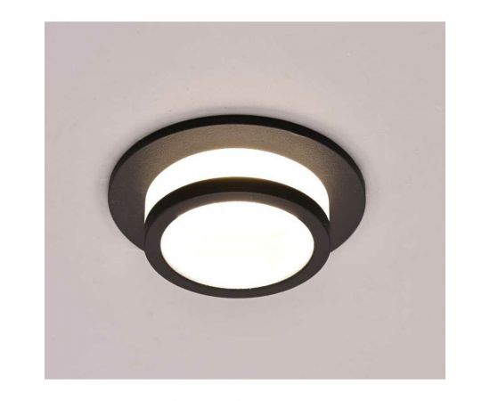 Встраиваемый алюминиевый светильник ЭРА KL89 BK MR16/GU5.3 черный Б0054357 