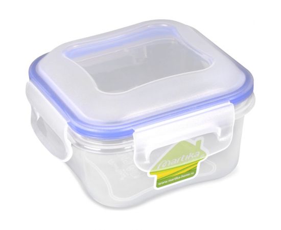 Контейнер Martika герметичный Спессо 0,45л квадратный С228-01-КОЛ 