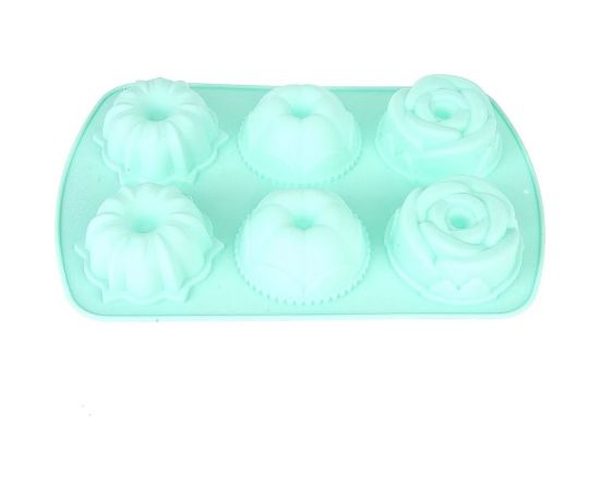 Форма для выпечки Nouvelle Цветочный микс 6 ячеек, 27x17 см 9902612-4 