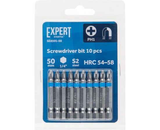 Бита магнитная для шуруповерта Expert PH1х50 мм, 10 шт STARTUL SE8501-50 