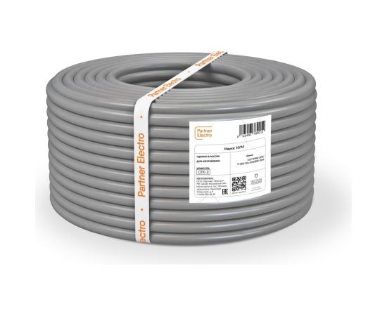 Кабель Партнер-Электро NYM 2х6,0 ГОСТ (100м) P100G-02N08-C100 – изображение 2