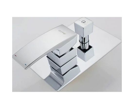 Душевая система Gappo 35к G7107 лейка ""Тропический душ"" встраиваемая, хром 533234 – изображение 2