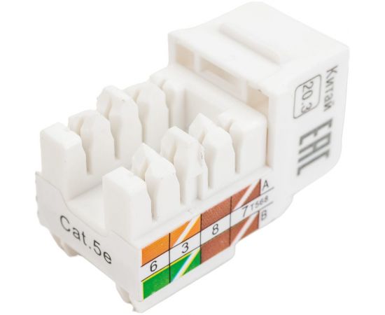 Модуль ITK Keystone Jack кат. 5е UTP 110 IDC 90град. CS1-1C5EU-11 – изображение 2