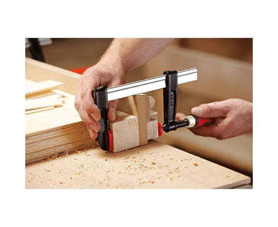 Струбцина BESSEY чугунная 1000/120, 5.5 кН, деревянная ручка BE-TP100S12BE – изображение 2