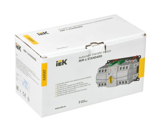 Модульное устройство АВР IEK АВР-1 STANDARD 63А KARAT MAT10-063 – изображение 2