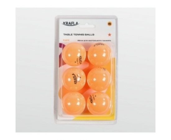 Набор для настольного тенниса Krafla мяч, одна звезда, 6 шт KFL-AQB-OR600 – изображение 2