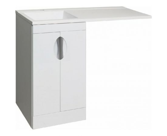 Мебельный умывальник RUNO Гамма 105 лайт правое крыло, белый 00-00001119 – изображение 2