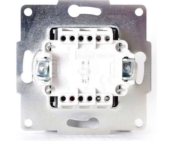 Выключатель с подсветкой Lezard KARINA матовое серебро 707-4388-111 – изображение 2
