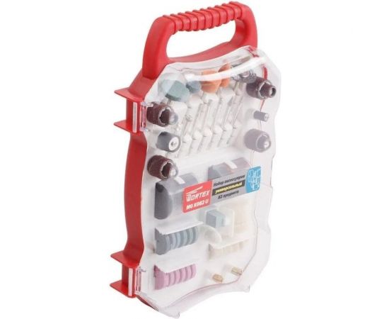 Набор оснастки для гравера универсальный 82 предмета WORTEX MGK082U11911 – изображение 2