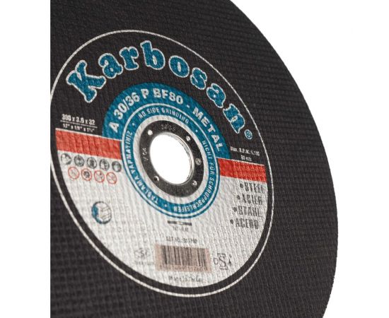 Диск отрезной по металлу 300x3х32 мм Karbosan 11760 – изображение 3