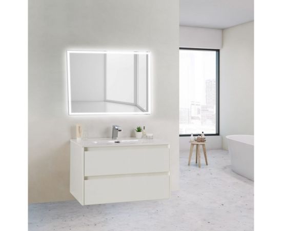 Подвесная база под раковину BelBagno KRAFT Bianco Opaco 39-800/390-2C-SO-BO – изображение 3
