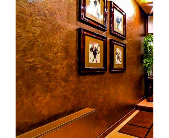 Декоративная акриловая перламутровая эмаль SAFORA бронза, 800 г ЭМ101/2 – изображение 3