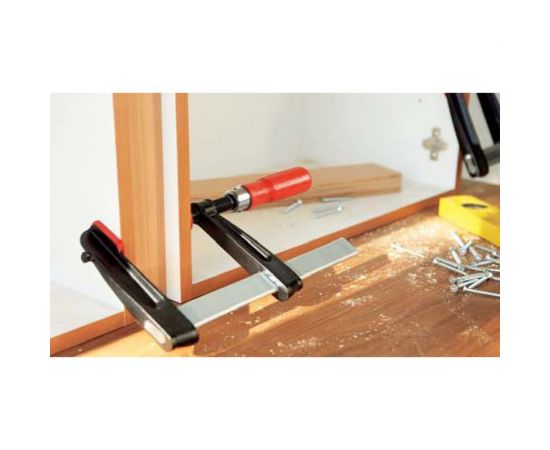 Струбцина BESSEY чугунная 1000/120, 5.5 кН, деревянная ручка BE-TP100S12BE – изображение 3