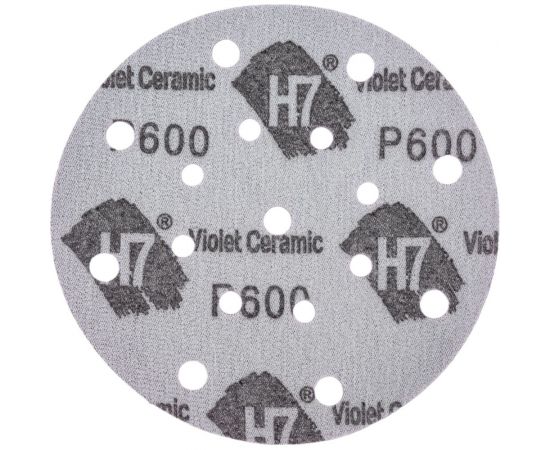 Круг абразивный Violet 150 мм, 100 шт, 17 отв, P 600, керамическое зерно Н7 H7 384998 – изображение 4