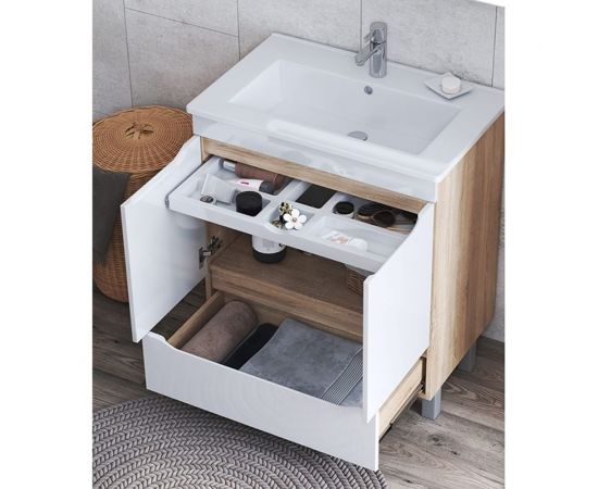 Тумба Vigo Grani 600-2-1 (Элина) tn.GRI.ELI.60.2D.1Y дуб сонома – изображение 4