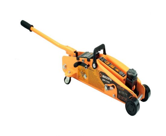 Гидравлический подкатной домкрат Вихрь ДМК-2,5ФК 2,5 т, 140-390 мм, с фиксатором, в кейсе 73/5/4/4 – изображение 5