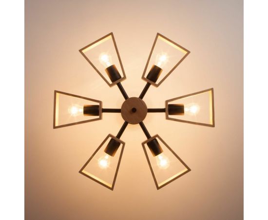 Потолочный светильник Eurosvet - 70056/6 / черный 00000081888 – изображение 7