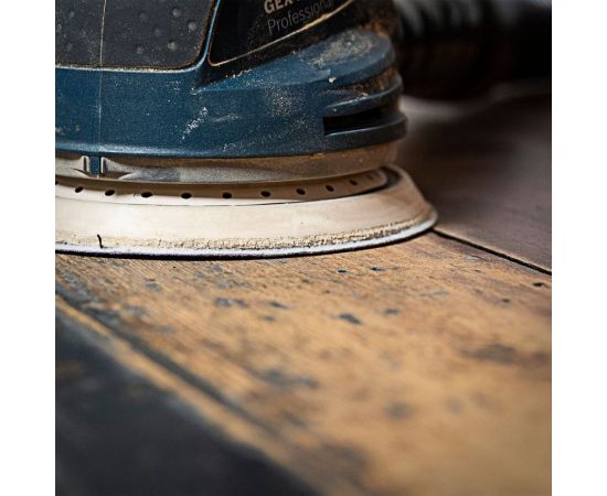 Шлифовальный круг 125 мм, зерно 120, в комплекте 50 штук TREND AB/125/120A/B – изображение 9